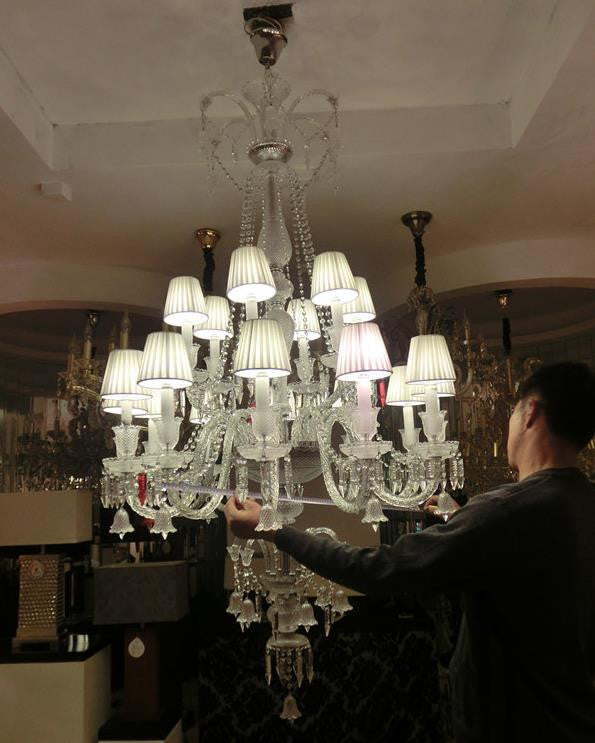 Baccarat Inspired Crystal Chandelier – Lightingshop