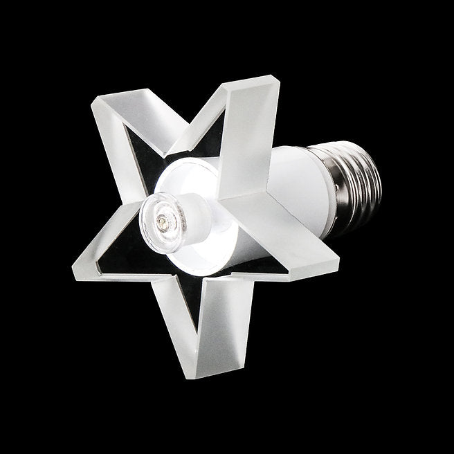 LED Crystal E27/E14 Star Design Frosted Light Bulb