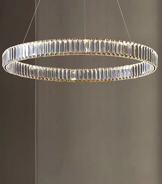 LED North European Style Glass Crystal Pendant Light