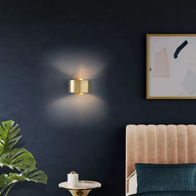 Lenuistt Up Down Drum Wall Lamp