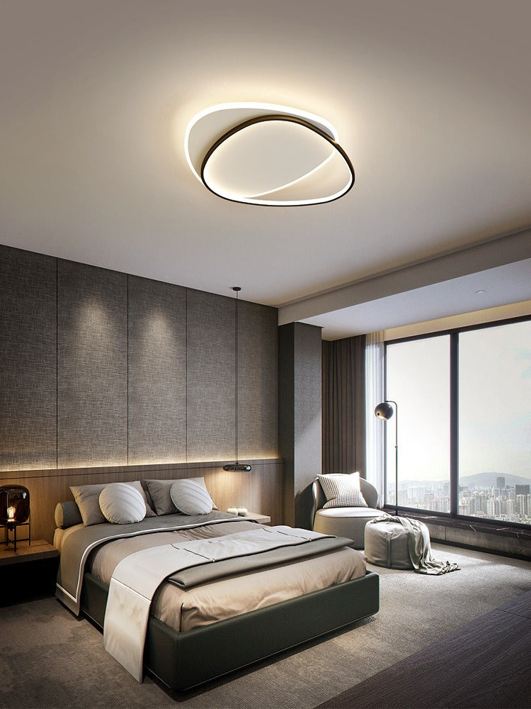 Sivert Sculpted Halo Flush Ceiling Light