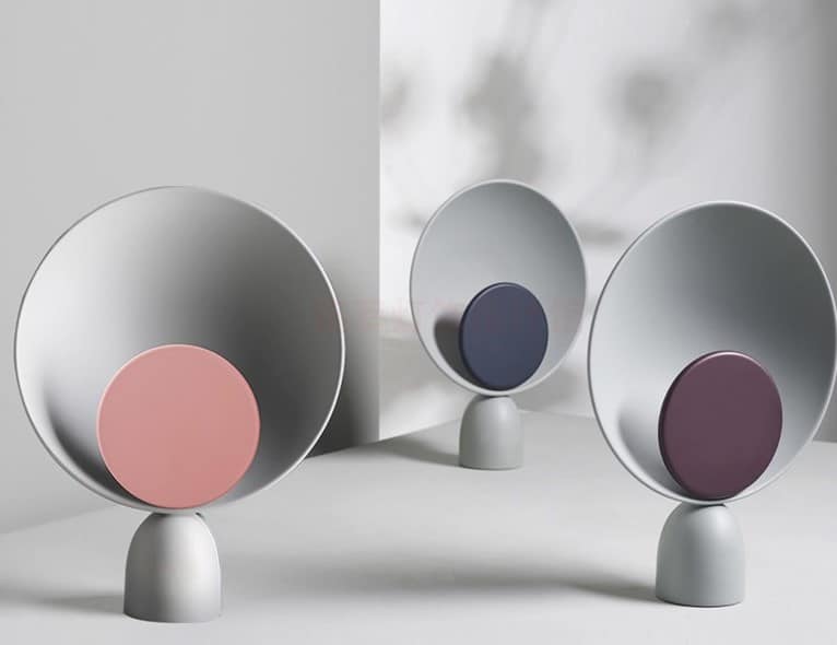BIRGITTA Minimalist Twin Circle Table Lamp