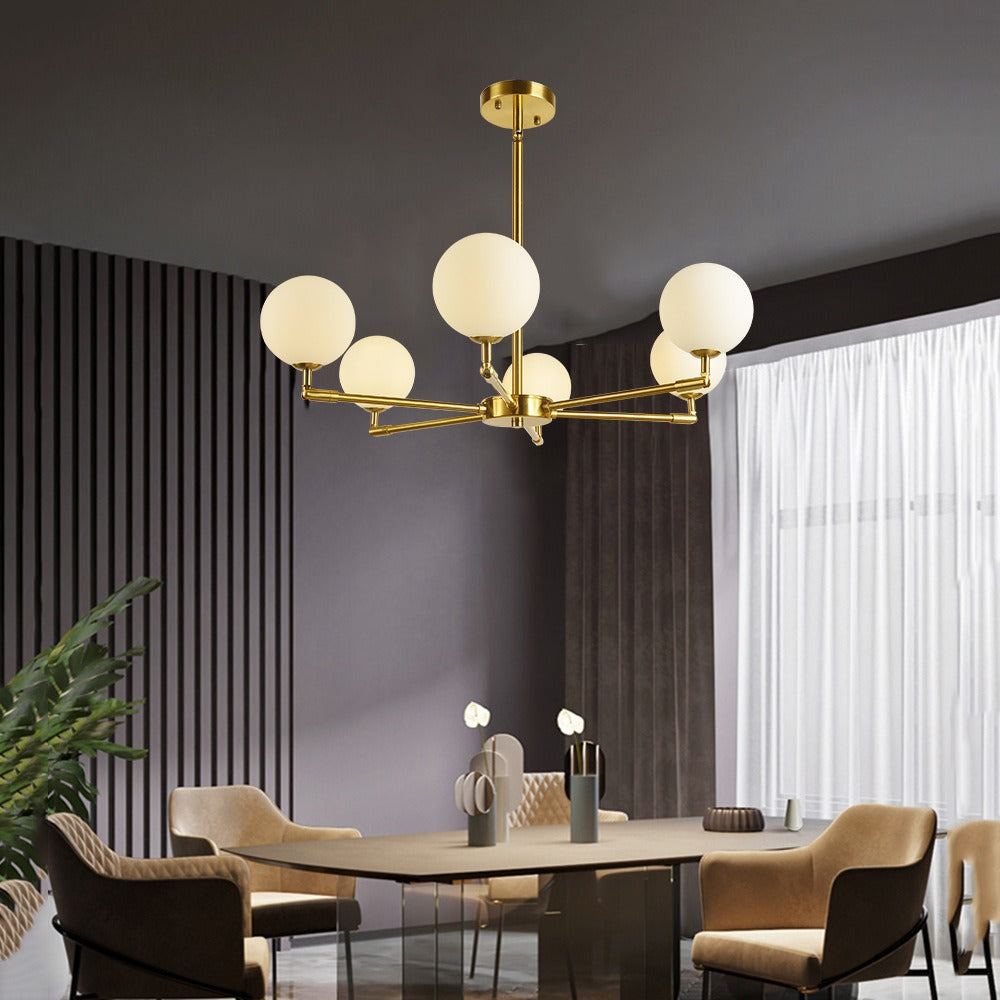 Zelvorn Brass Stellar Orbit Pendant Light