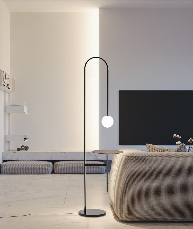 Anette Tray Table Floor Lamp