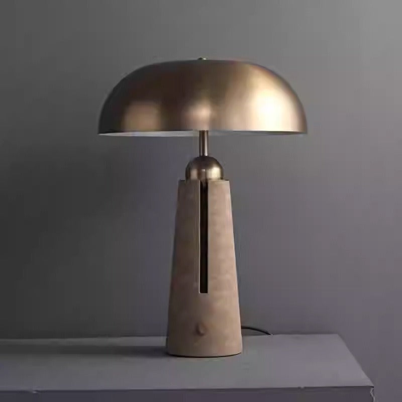 Thyra Dome-Top Sculptural Table Lamp