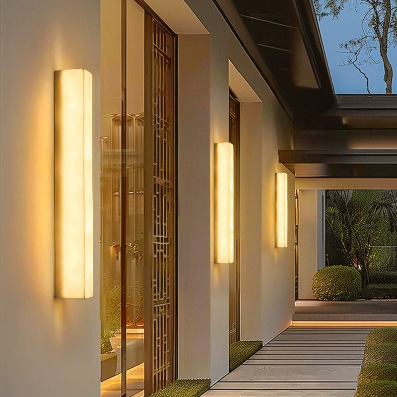 Goobasri Outdoor Rectangular Wall Light
