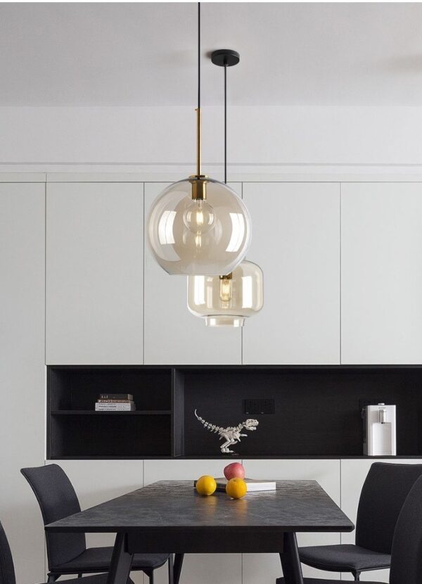 Orvex Brass Bubble Pendant Light