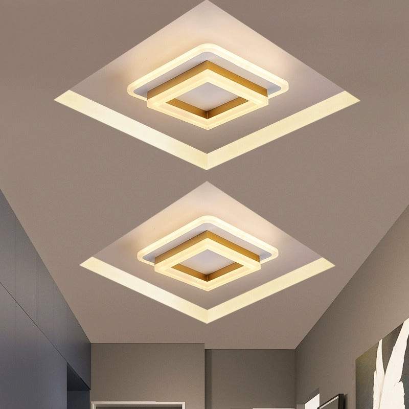 Ruanohn Modern Square Ceiling Light