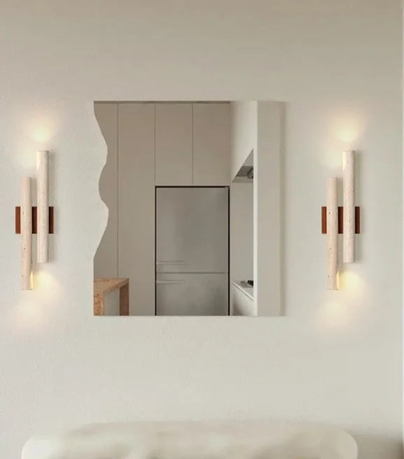 LED Brown Stone Wall Light
