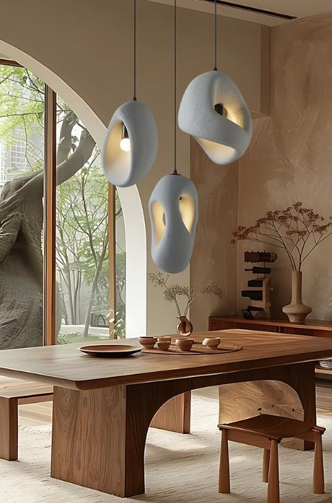 LED ZEN Style Cement Pendant Light