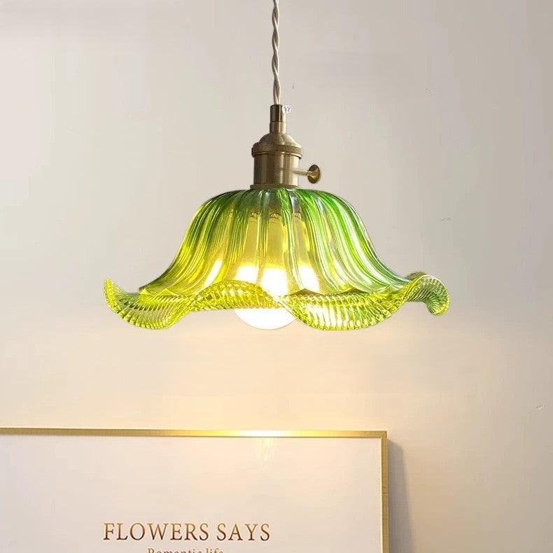 Verdantt Petal Bloom Glass Pendant Light