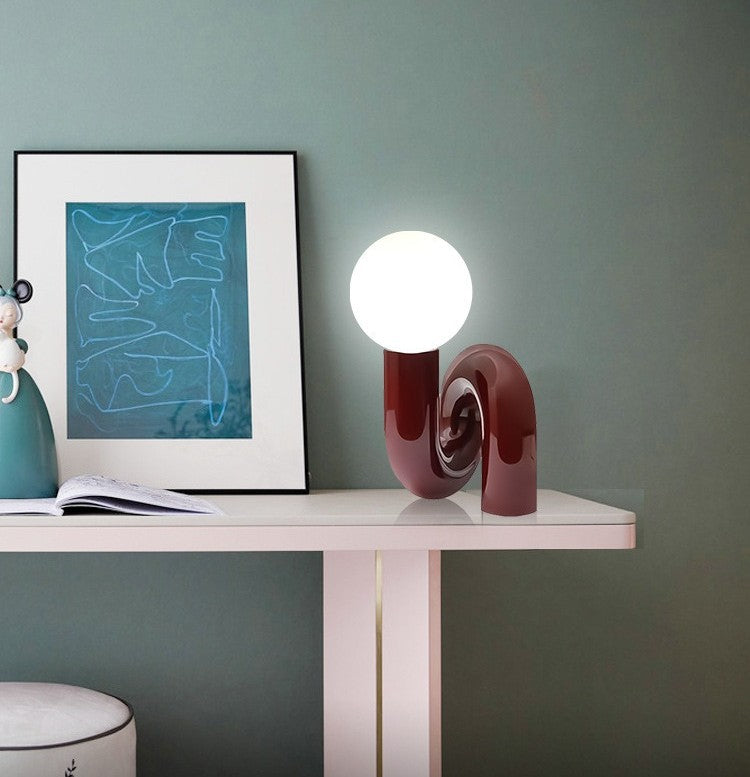 Zyric Perched Orb Table Lamp