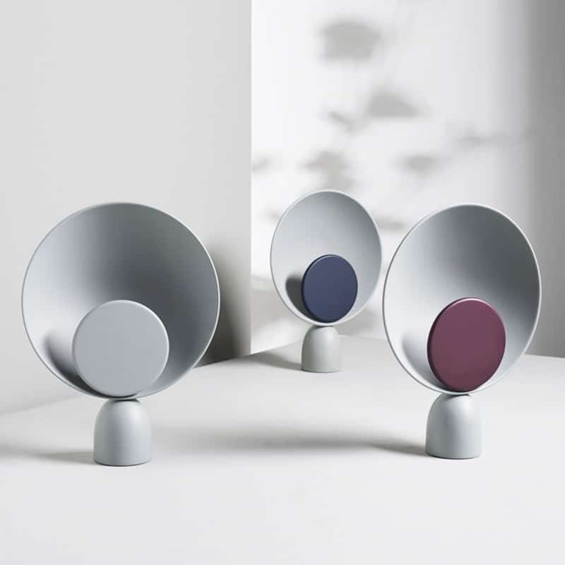 BIRGITTA Minimalist Twin Circle Table Lamp