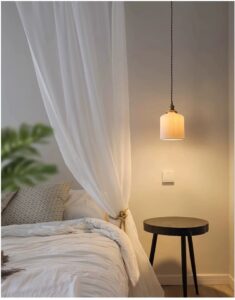 Elvryn Ceramic Rib Pendant Light