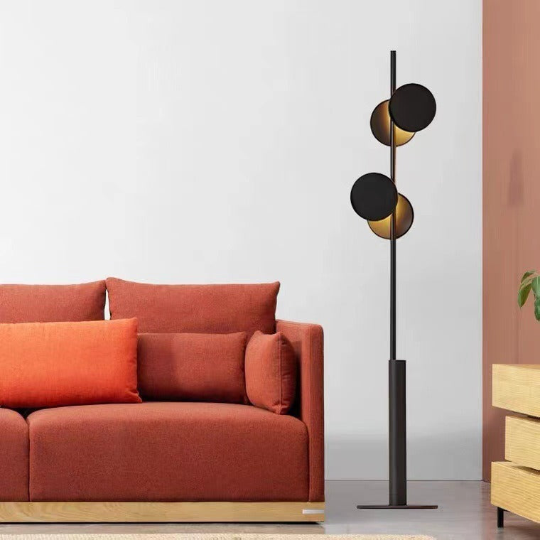 Zerith Eclipse Disc Floor Lamp