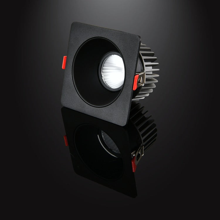 Nuka Single Recessed Anti-Glare Square Spotlight