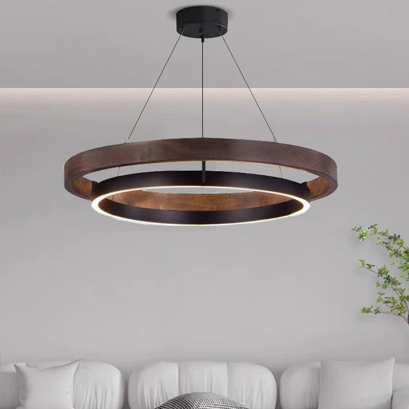Mikkel Dual Ring LED Pendant Light