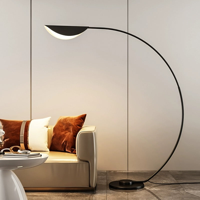 Sylvara Leaf Arc Floor Lamp