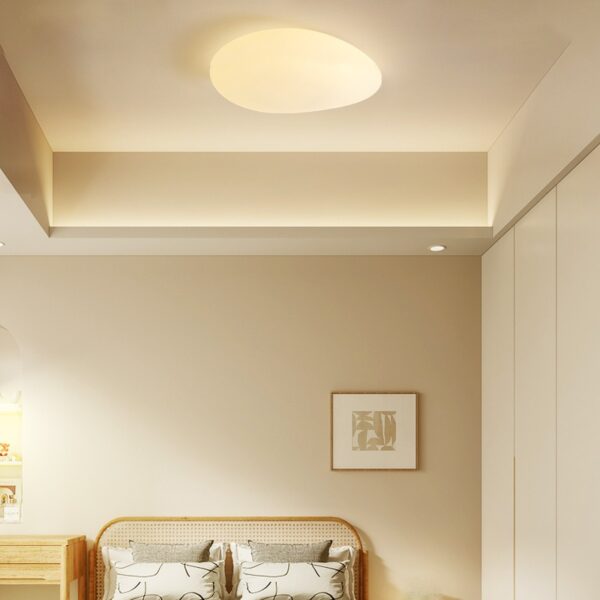 Sanne Asymmetrical Pebble Flush Ceiling Light