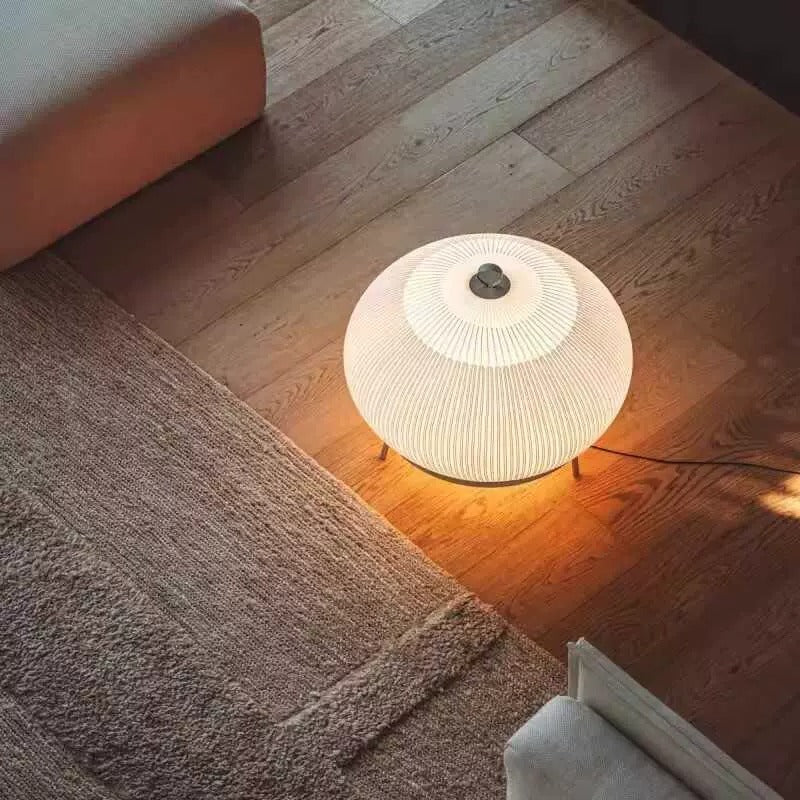 Hinnori Knitted Fabric Shade Floor Lamp