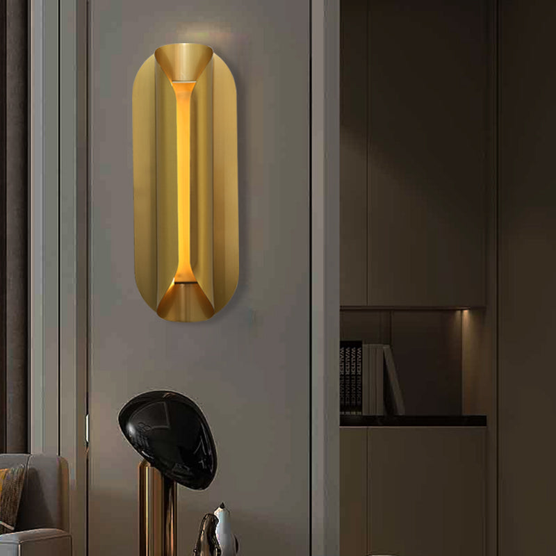 Prusunna Modern Sleek Folds Wall Light