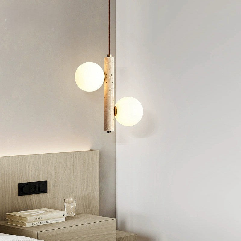 Trevona Stone Axis Pendant Light