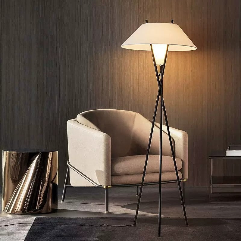 Calven Hat Shade Floor Lamp