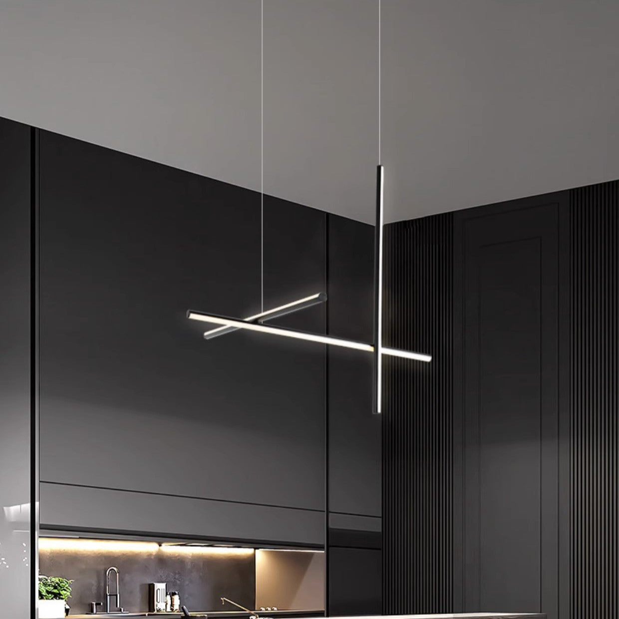 Maplasso Modern Hash Sticks Pendant Lamp