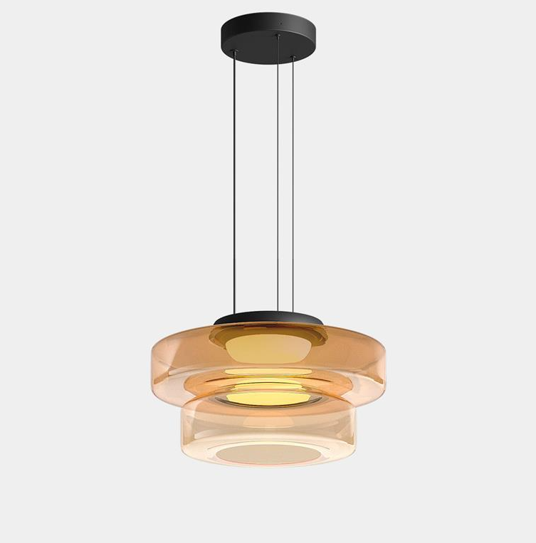 Averin Futuristic Mist Ring Pendant Light