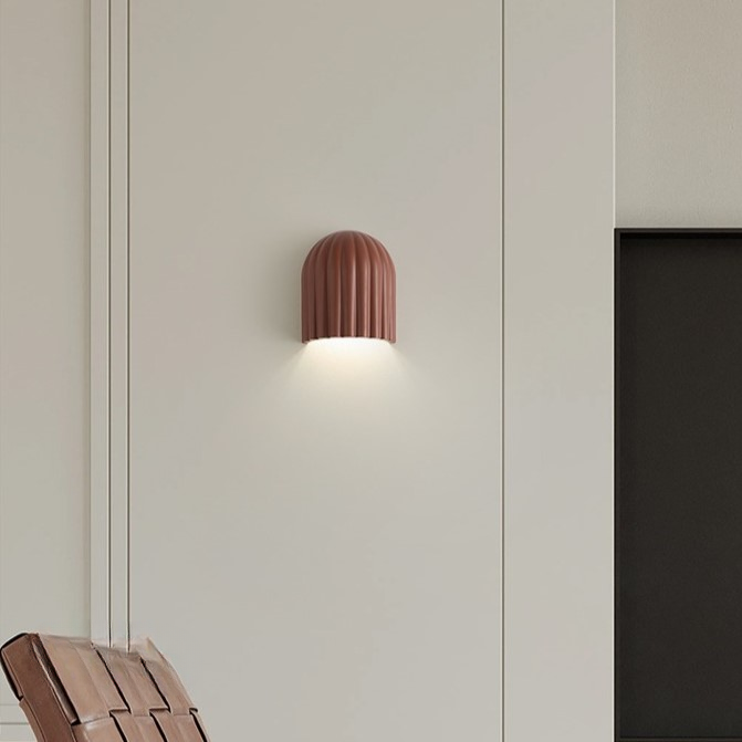 Jonsja Coloured Grooves Wall Lamp
