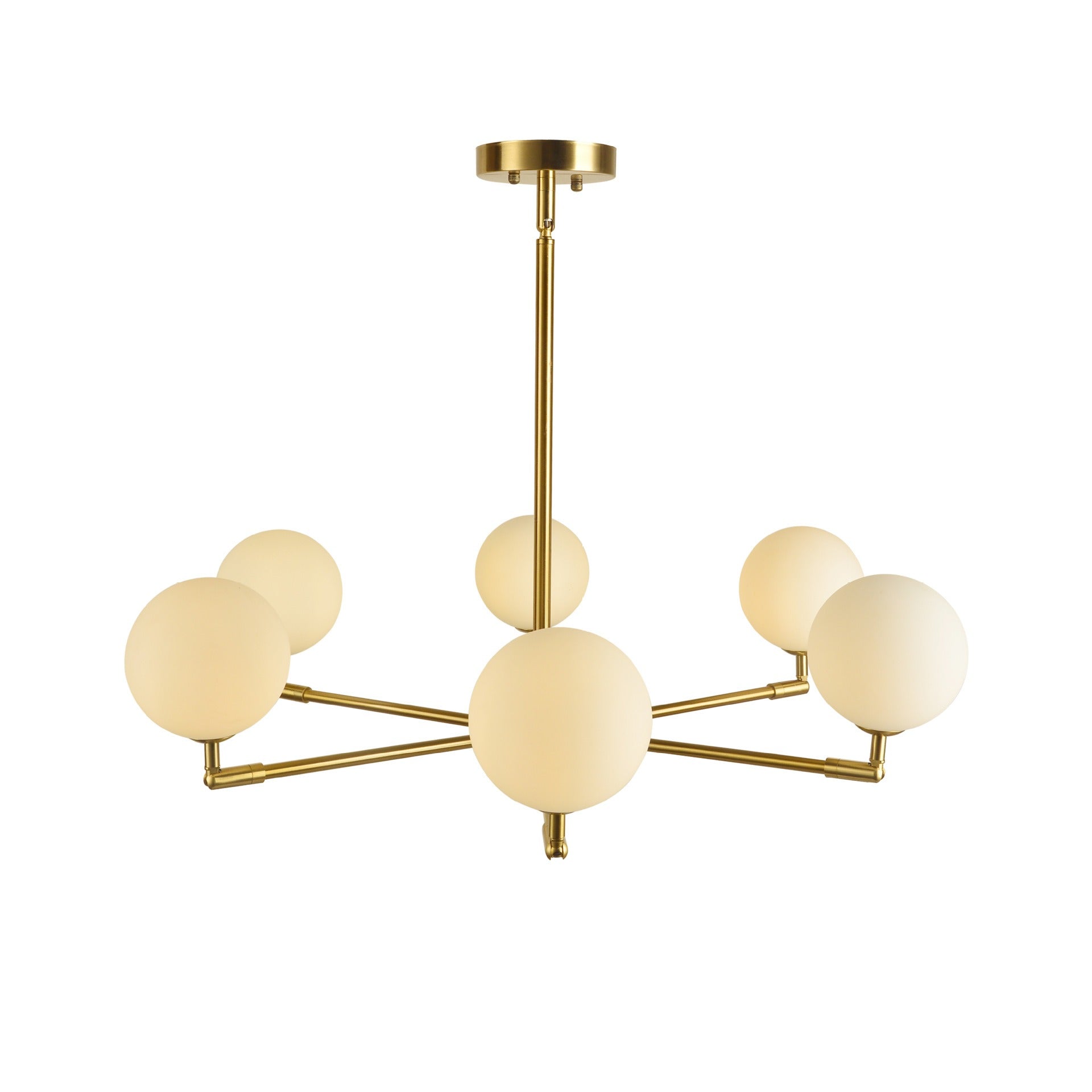 Zelvorn Brass Stellar Orbit Pendant Light