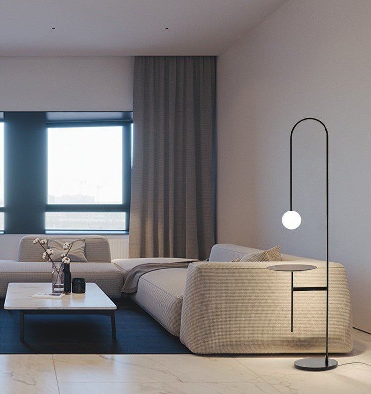 Anette Tray Table Floor Lamp