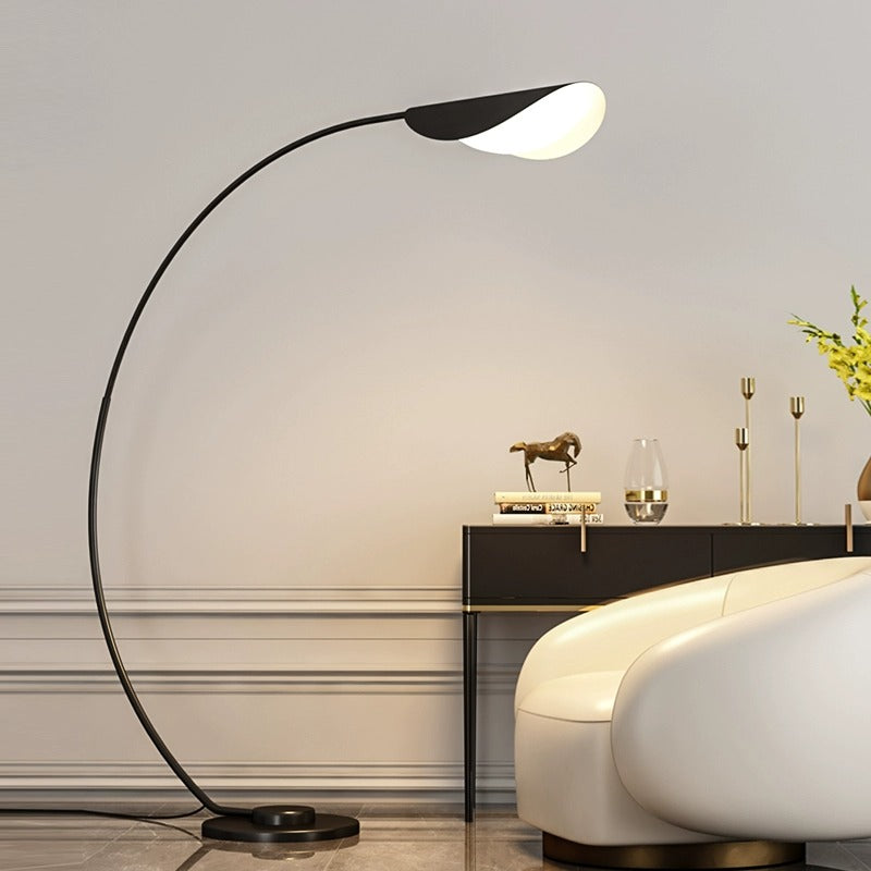 Sylvara Leaf Arc Floor Lamp