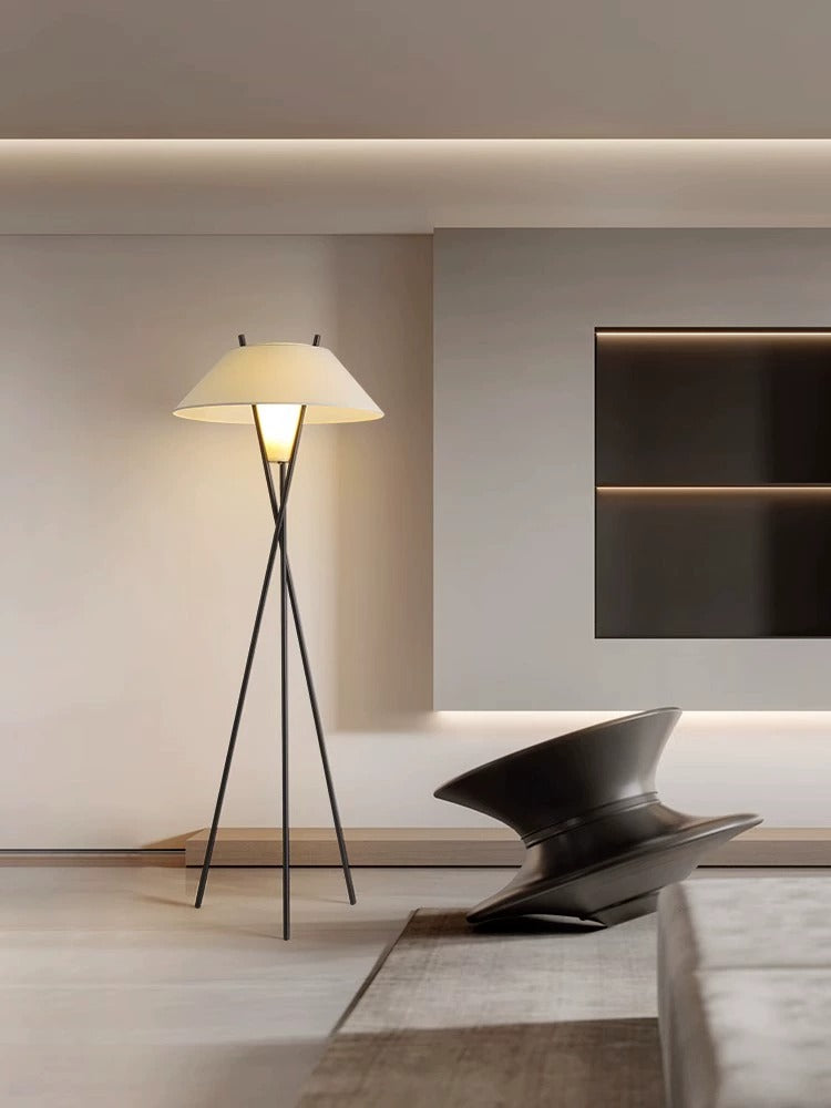 Calven Hat Shade Floor Lamp