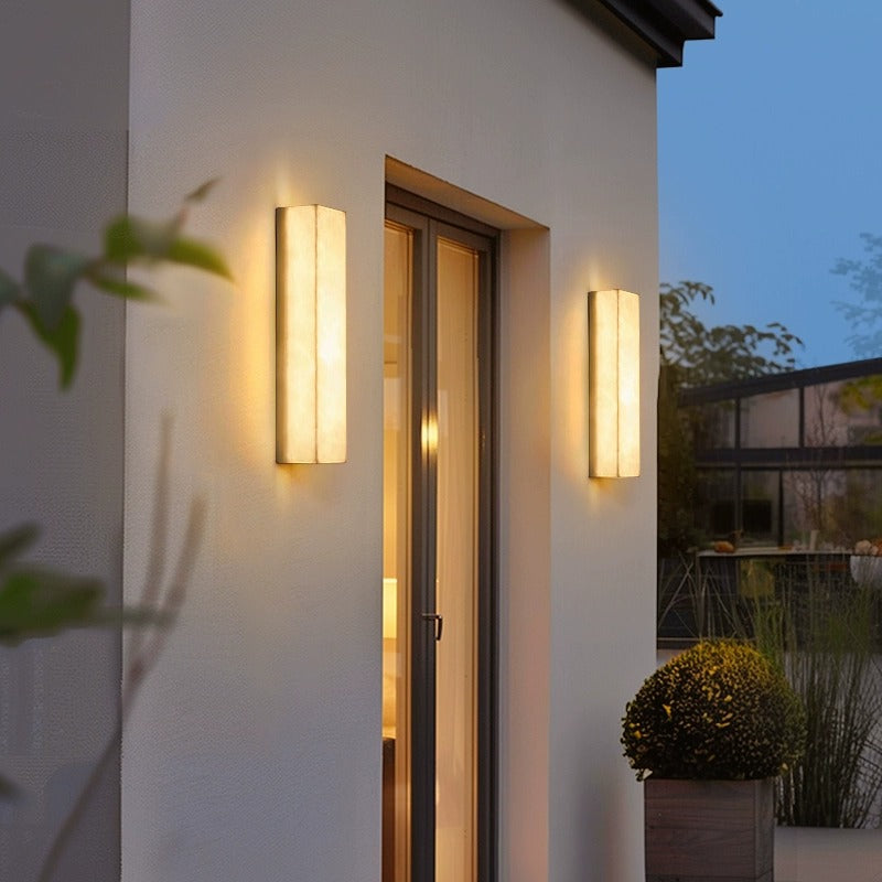 Goobasri Outdoor Rectangular Wall Light