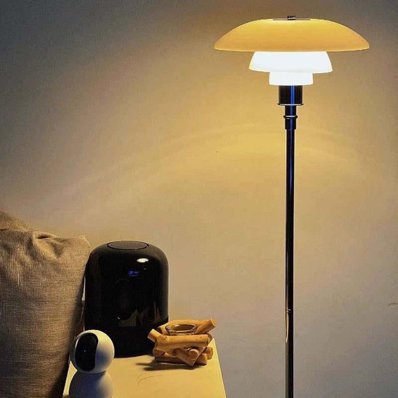 Porzann Tiered Shade Floor Lamp