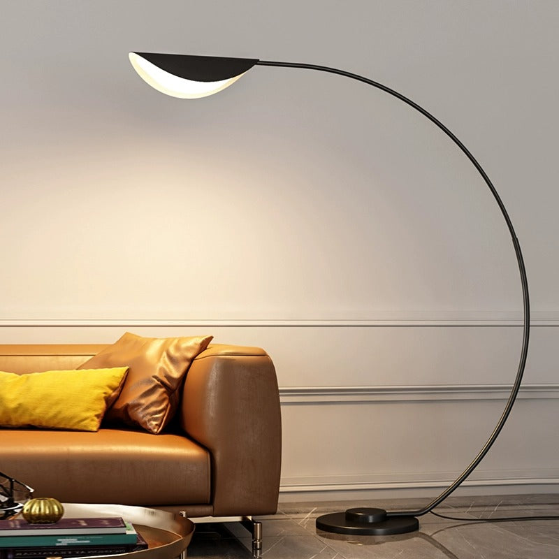 Sylvara Leaf Arc Floor Lamp