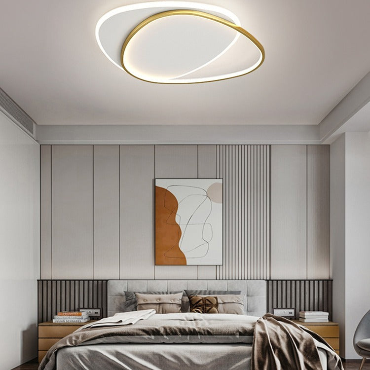 Sivert Sculpted Halo Flush Ceiling Light