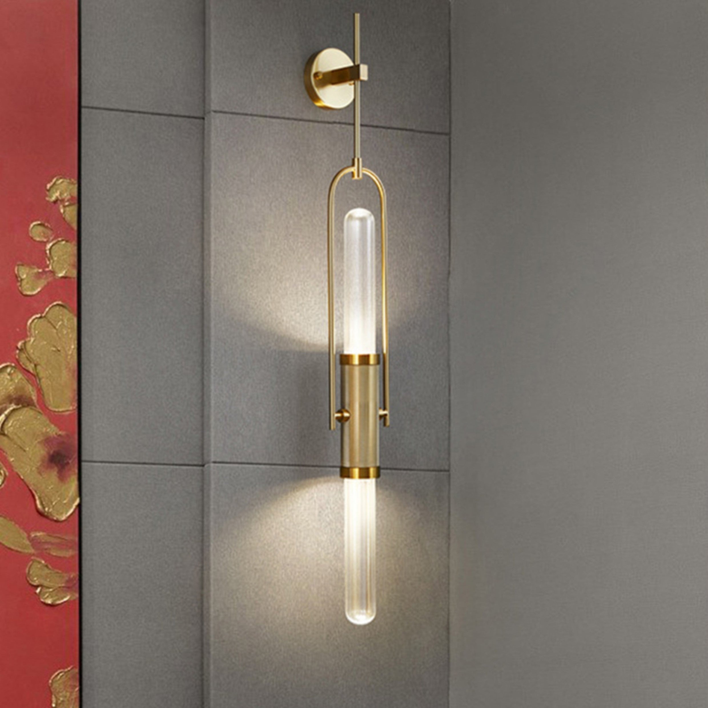 Gardoonaan Modern Sleek Tube Wall Light