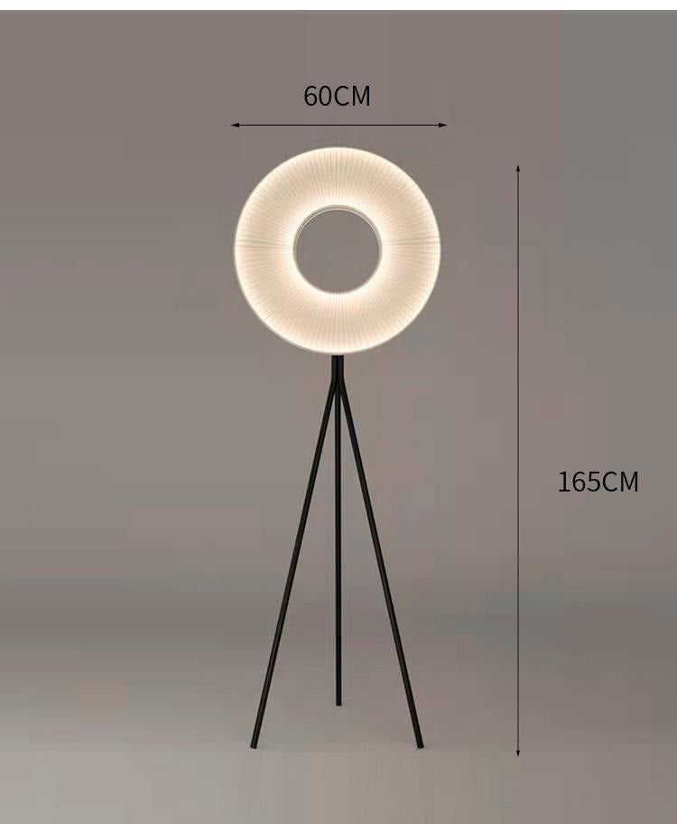 Liora Halo Ring Floor Lamp