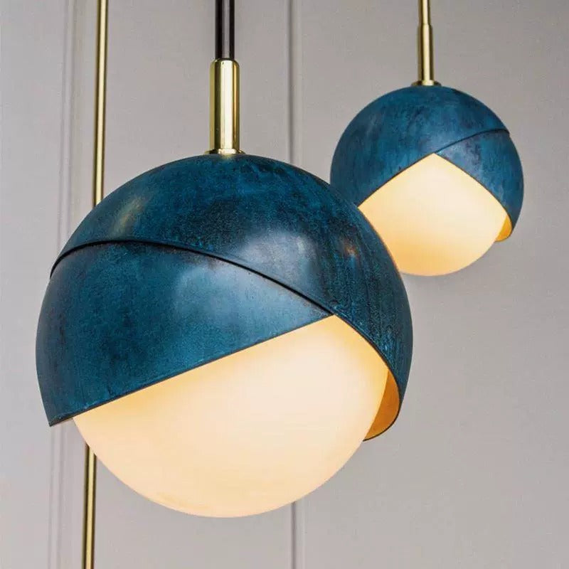 Averin Dual-Tone Globe Pendant Light