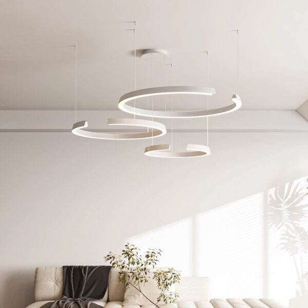 Viona Sculpted Broken Ring Pendant Light