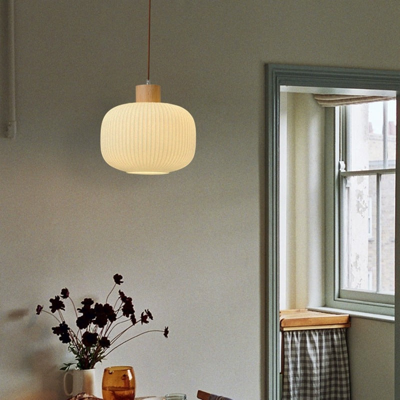 Durelle Ribbed Glass Pendant Light