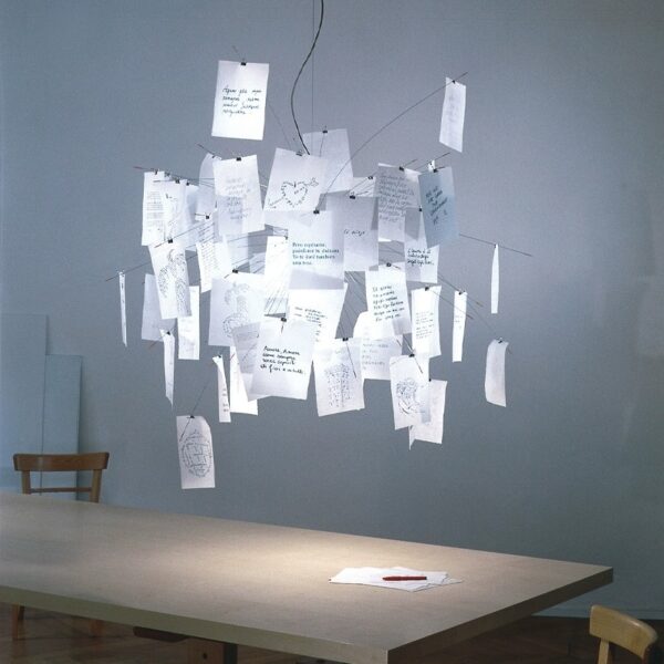 Zelmer Artistic Paper Notes Frenzy Chandelier Light