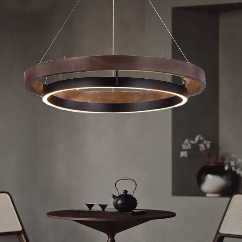 Mikkel Dual Ring LED Pendant Light