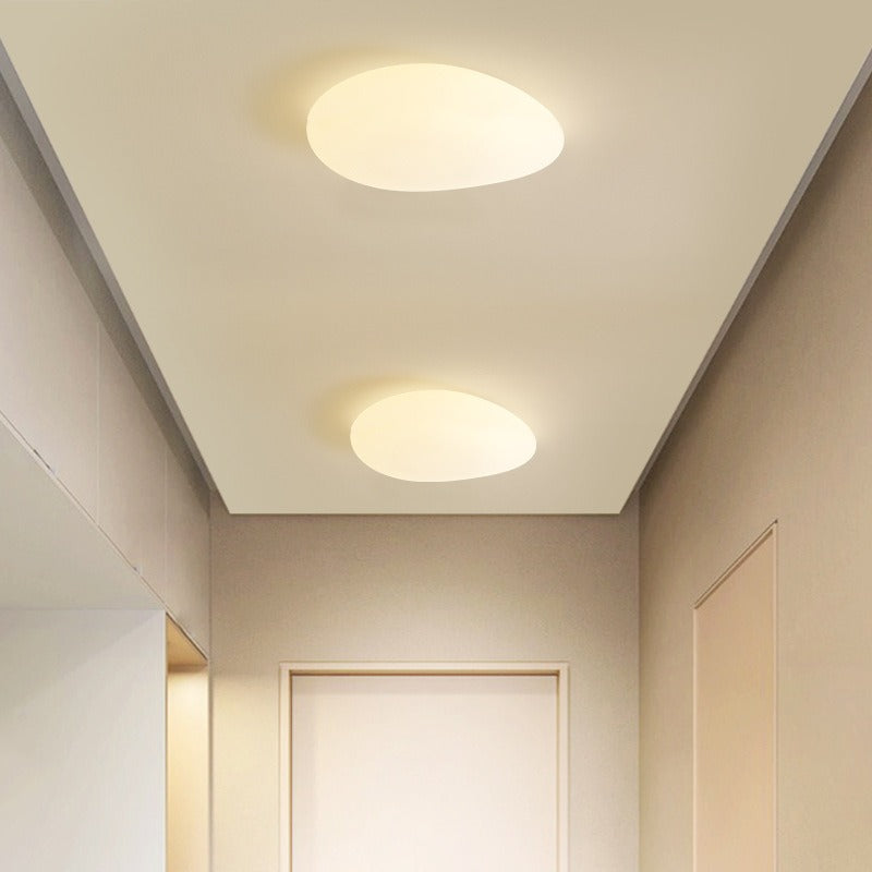 Sanne Asymmetrical Pebble Flush Ceiling Light