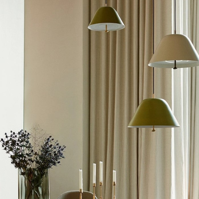 Saucornna Sleek Tent Dome Pendant Light