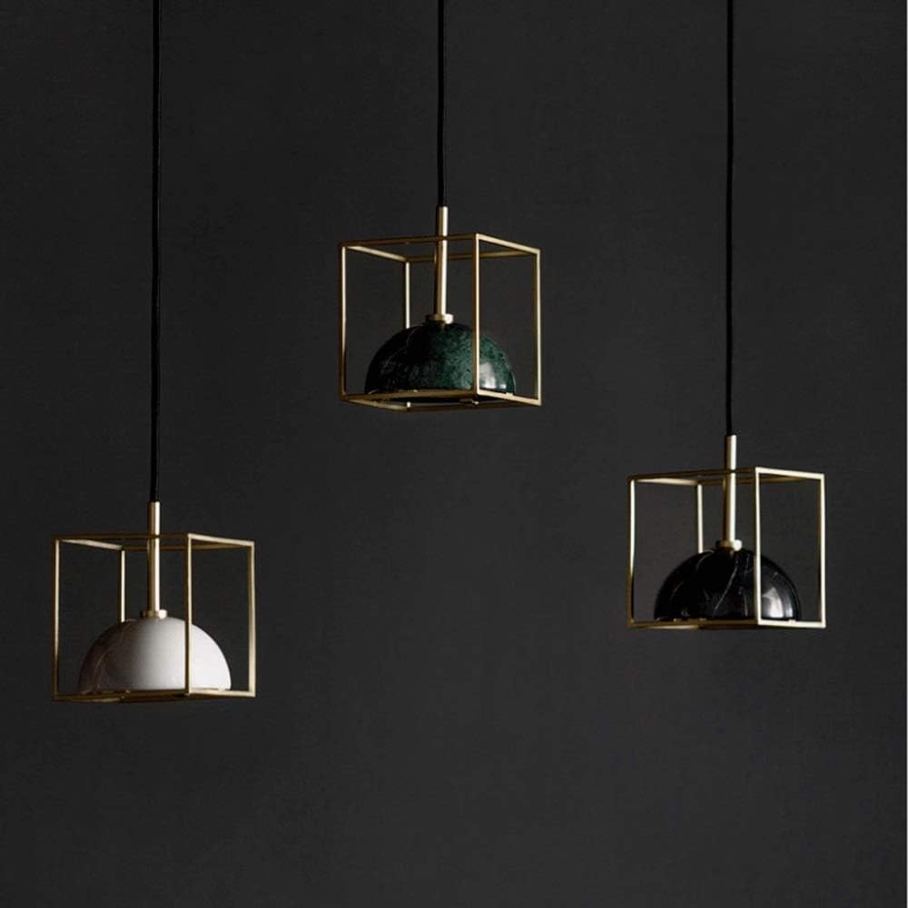 Cuubisor Modern Marble Cube Rules Pendant Lamp