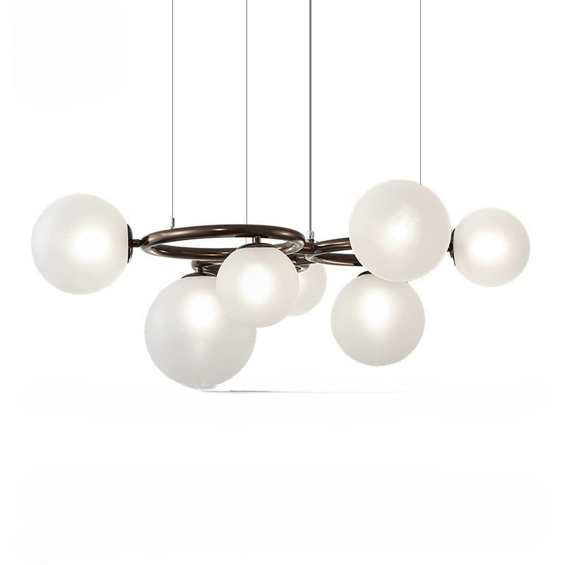 Rynlor Modern Nordic Mist Orbit Chandelier Light
