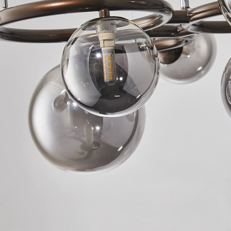 Rynlor Modern Nordic Mist Orbit Chandelier Light